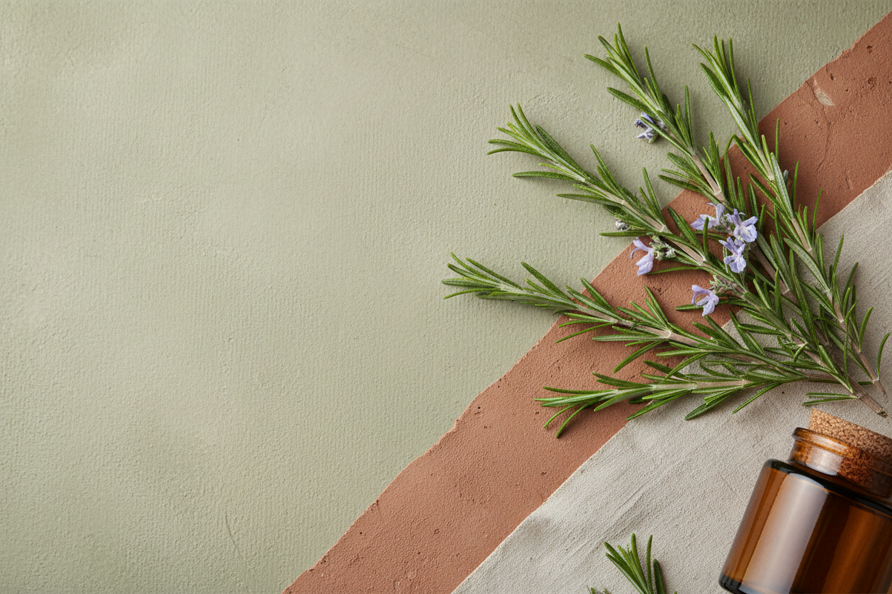 Clean Rosemary Banner Background