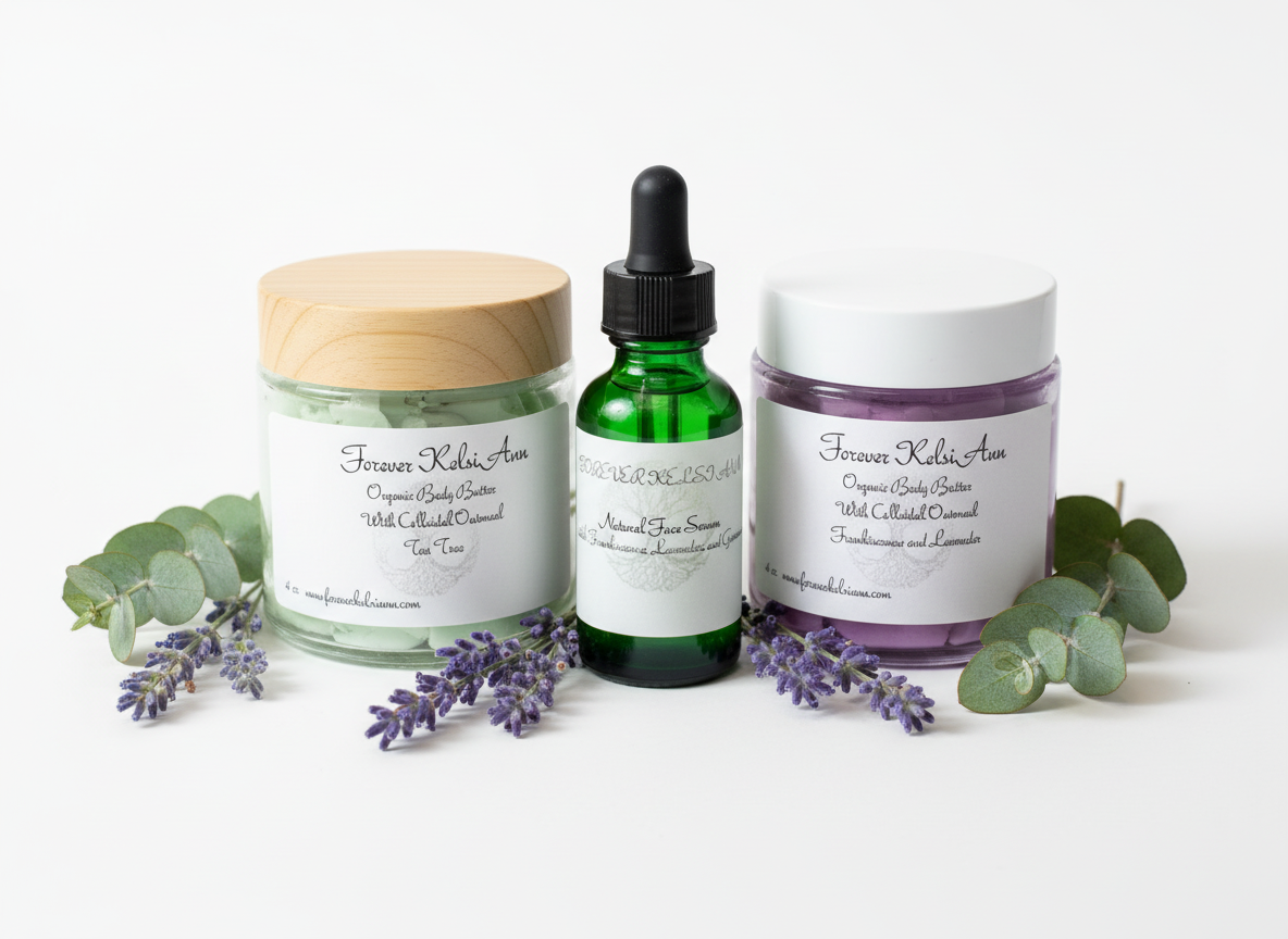Body Butter & Face Serum Bundle | Natural Skincare Gift Set