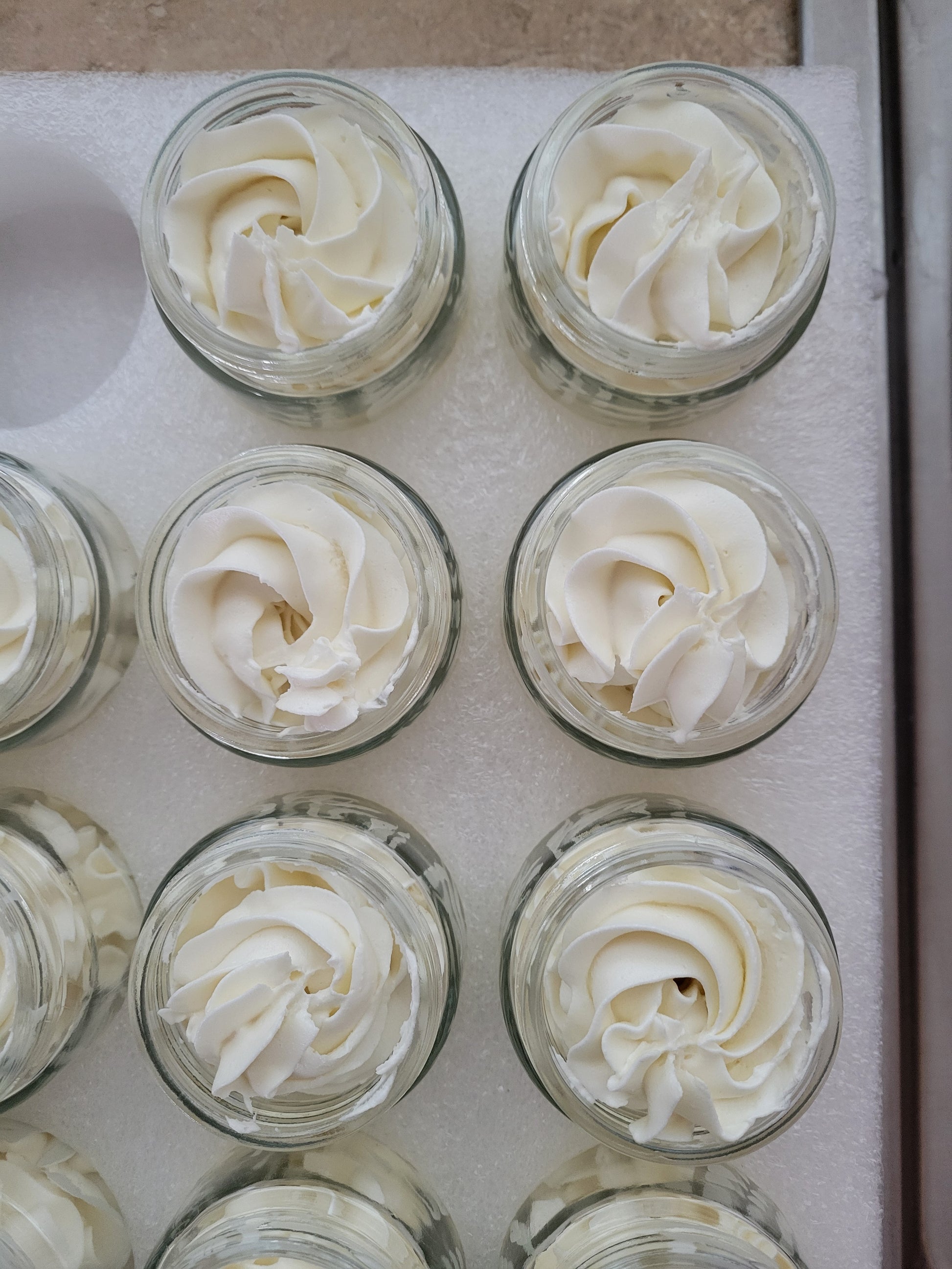 Creamy whipped body butters 